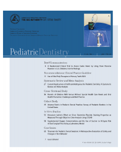 Pediatric Dentistry Cover - Jan/Feb 2023 